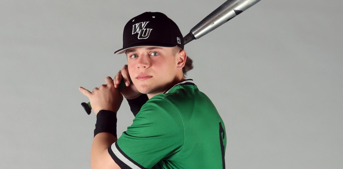 Photo of Tyler Pirrung who had a three-run double and four RBI at Chestnut Hill on Wednesday. Photo by Dan Lauletta