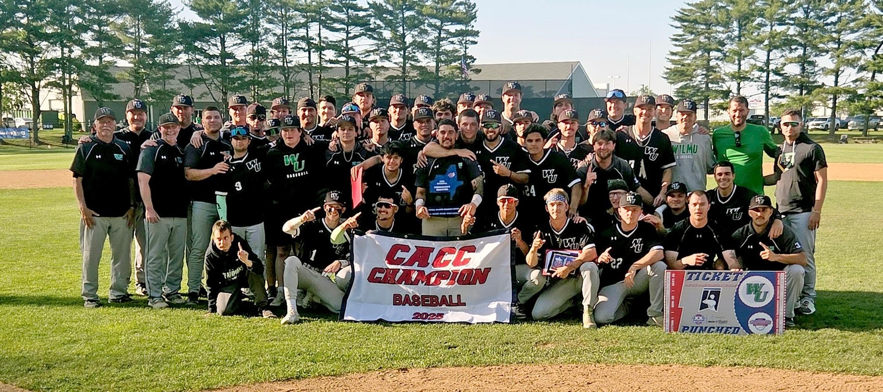 Raise the Banner: Baseball Claims 10th CACC Championship with 20-3 Victory Over Felician