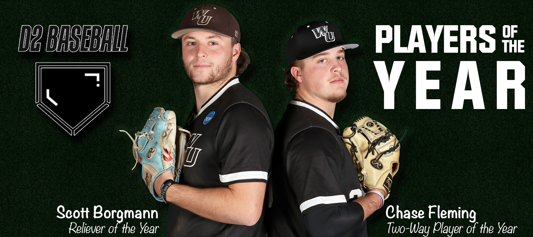 Chase Fleming and Scott Borgmann Earn Player of the Year Honors by D2 Baseball