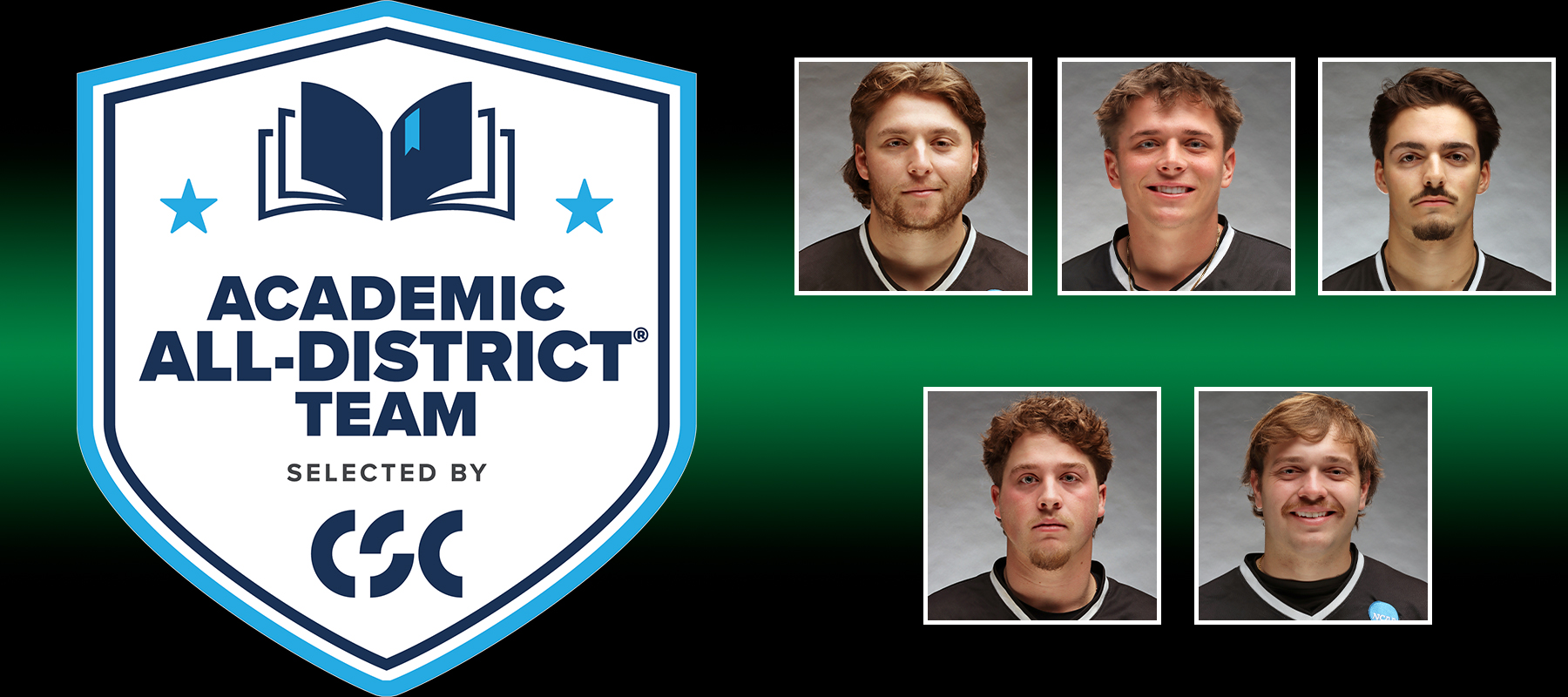 Five Baseball Standouts Named to CSC Academic All-District Team