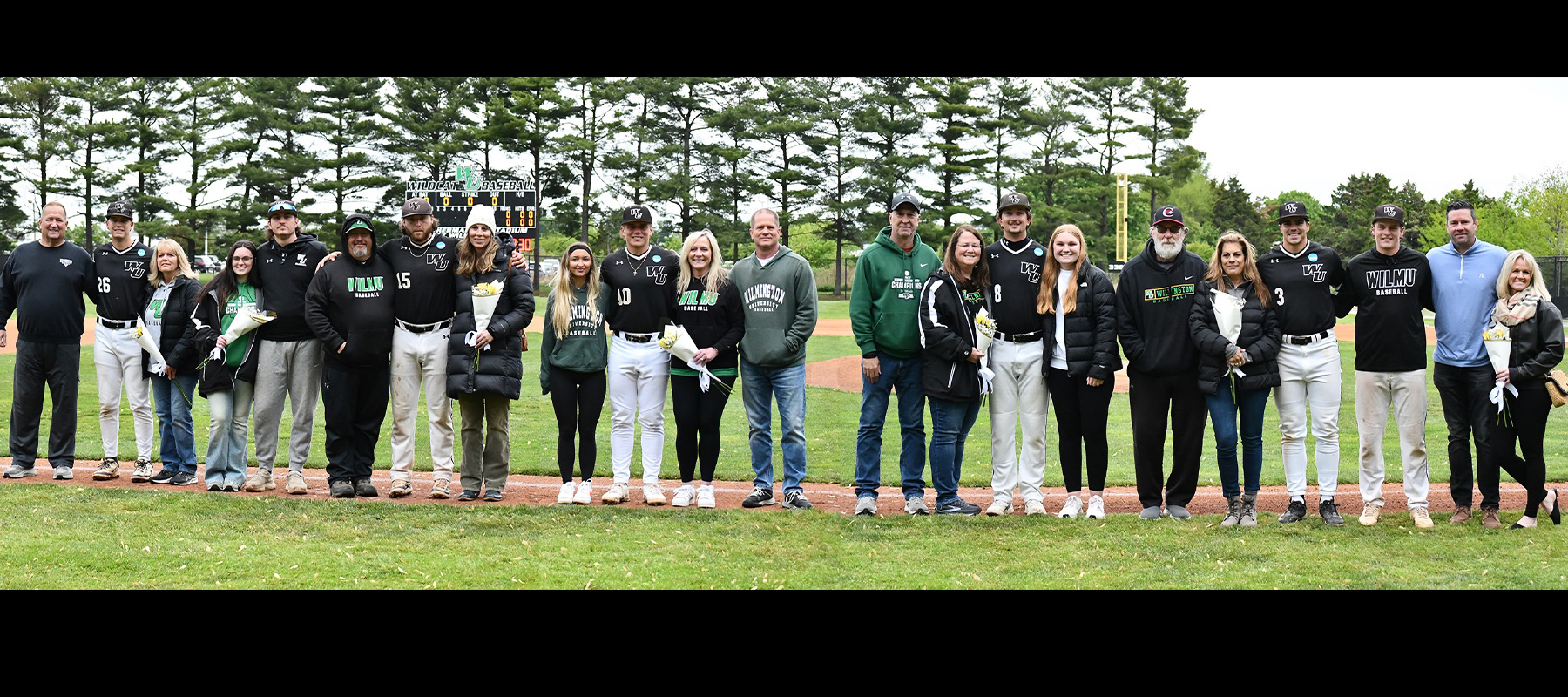 Copyright 2026; Wilmington University. All rights reserved. Photo by Alea Javorowsky. April 26, 2026 vs. Georgian Court on Senior Day.