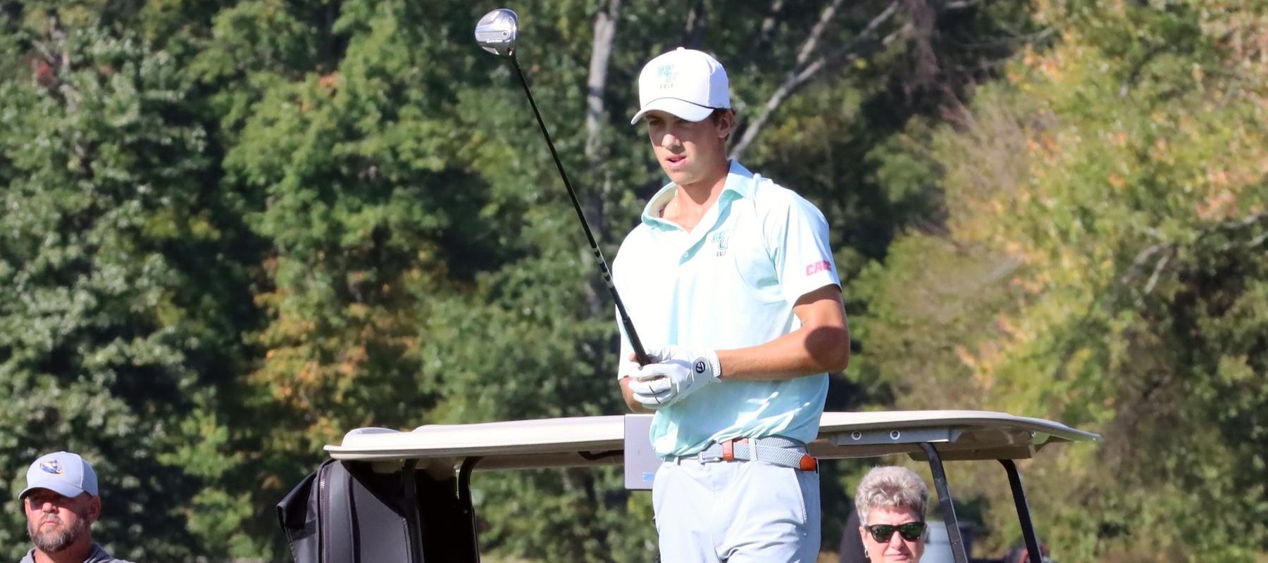 File photo of Noah Wallace. Copyright 2025; Wilmington University. All rights reserved. Photo by Dan Lauletta. October 7, 2025 at CACC Championship at White Clay Creek CC.