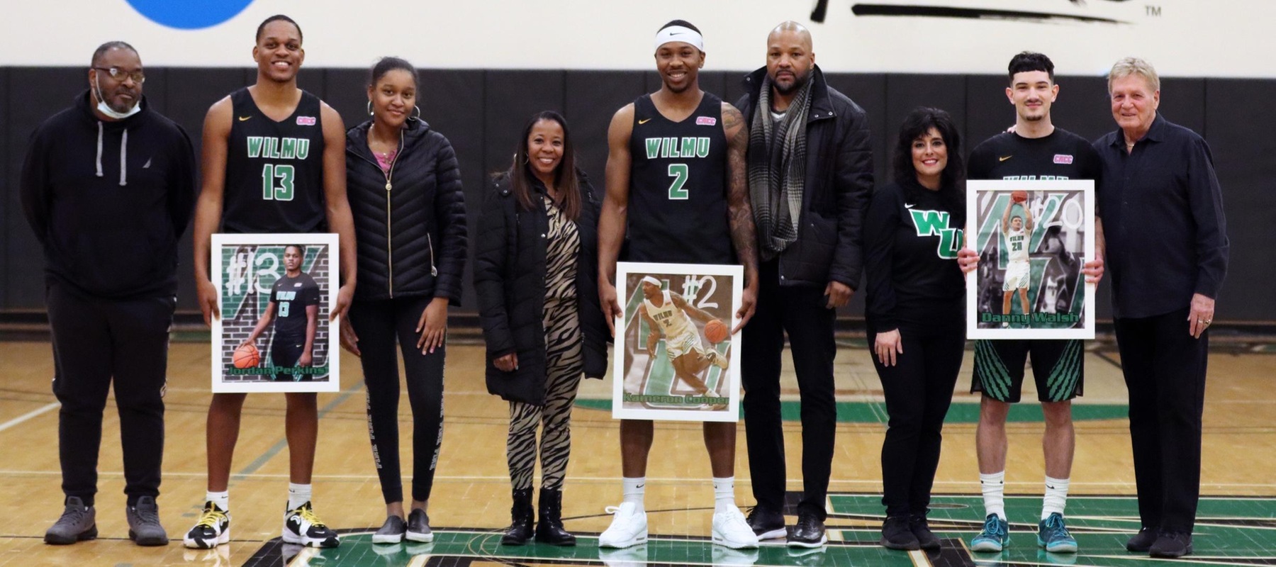 Copyright 2022; Wilmington University. All rights reserved. Photo by Dan Lauletta. February 15, 2022 vs. Georgian Court.