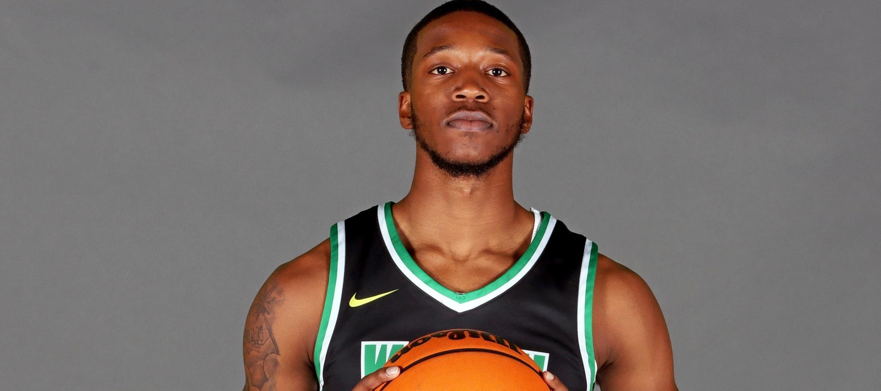 photo of Taalib Holloman who led the Wildcats with 21 points against West Chester. Copyright 2023; Wilmington University. All rights reserved. Photo by Dan Lauletta.