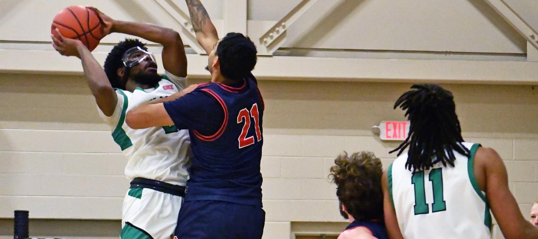 File photo of Manir Waeller who had 10 points and 6 rebounds at Kutztown. Copyright 2024; Wilmington University. All rights reserved. Photo by Alea Javorowsky. November 13, 2024 vs. Shippensburg.