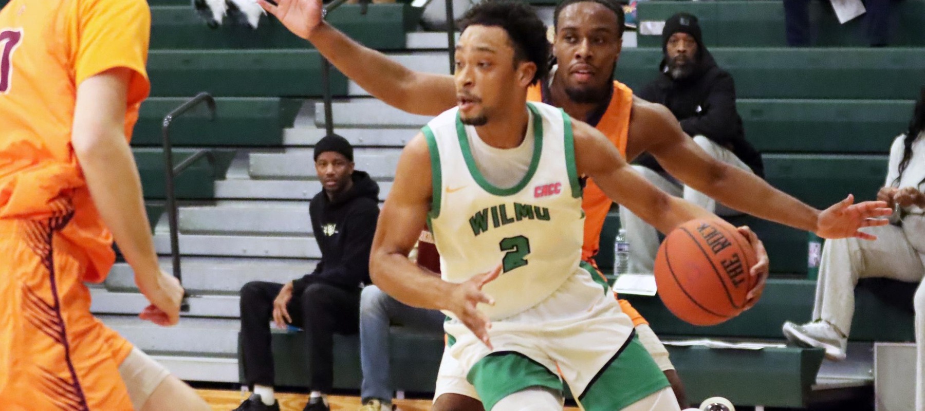 File photo of Jaiden Guy who had 20 points and two assists at Goldey-Beacom. Copyright 2026; Wilmington University. All rights reserved. Photo by Dan Lauletta. January 17, 2026 vs. Post.