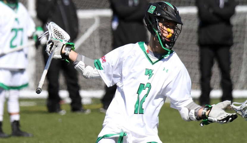 Copyright 2018; Wilmington University. All rights reserved. File photo of Chris Smith who scored four goals on Saturday at Montevallo. Photo by Frank Stallworth. March 4, 2018 vs. Assumption.