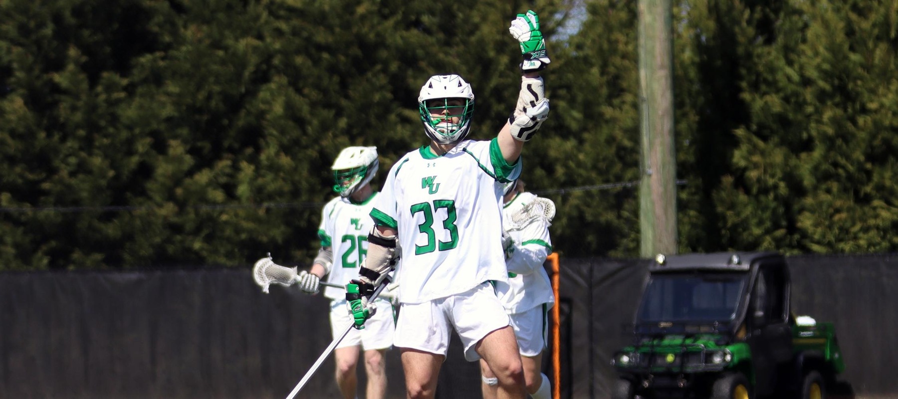 File photo of Giovanni Marino who scored four goals including the overtime game-winner against Chestnut Hill. Copyright 2022; Wilmington University. All rights reserved. Photo by Dan Lauletta. April 2, 2022 vs. Georgian Court