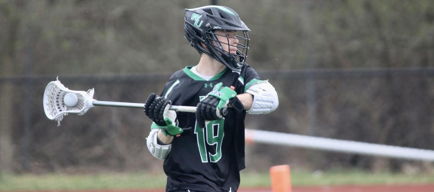File photo of Josh Lovely who had a season high 5 goals and 5 assists against Dominican. Photo by Patty Herman.