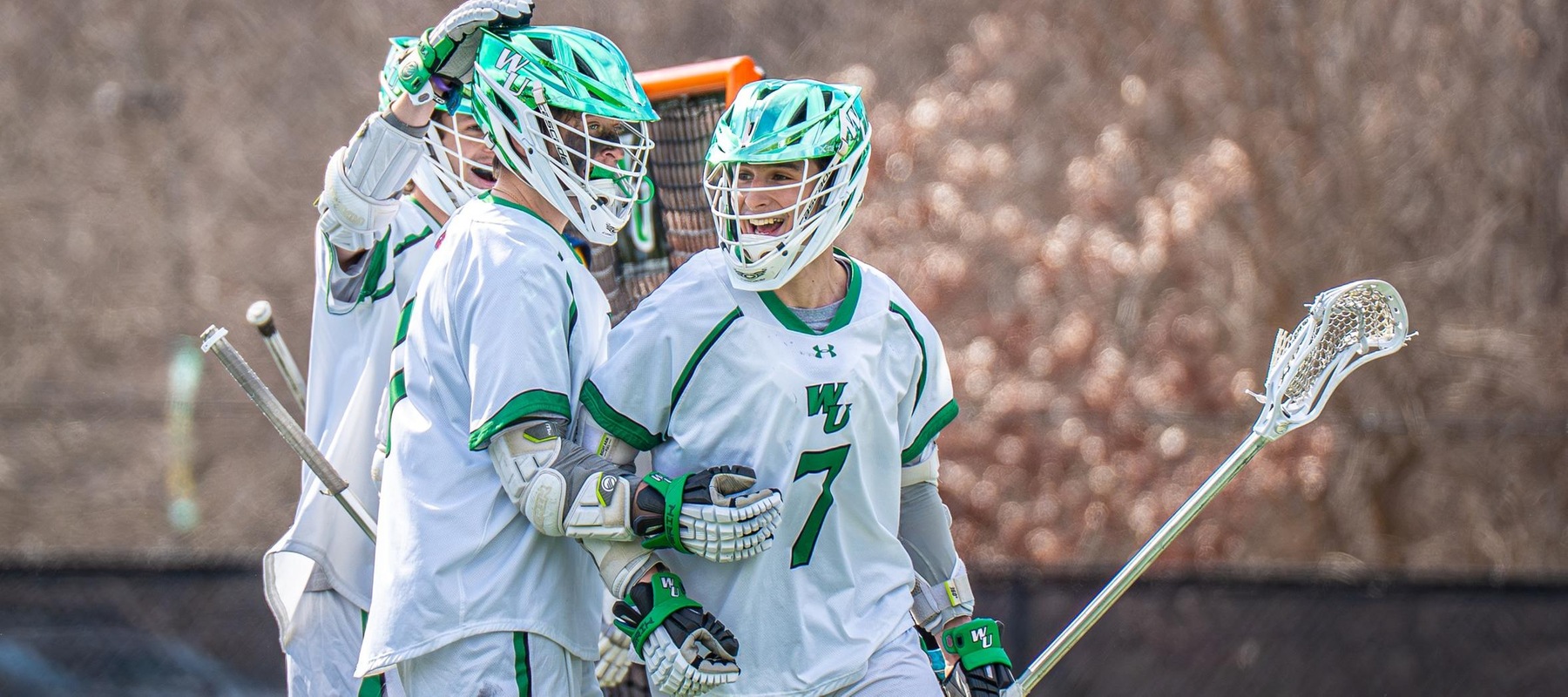File photo of Carter Earl who scored the final goal against Frostburg State to seal the victory. Copyright 2025; Wilmington University. All rights reserved. Photo by Giovanni Badalamenti. March 1, 2025 vs. Pace.