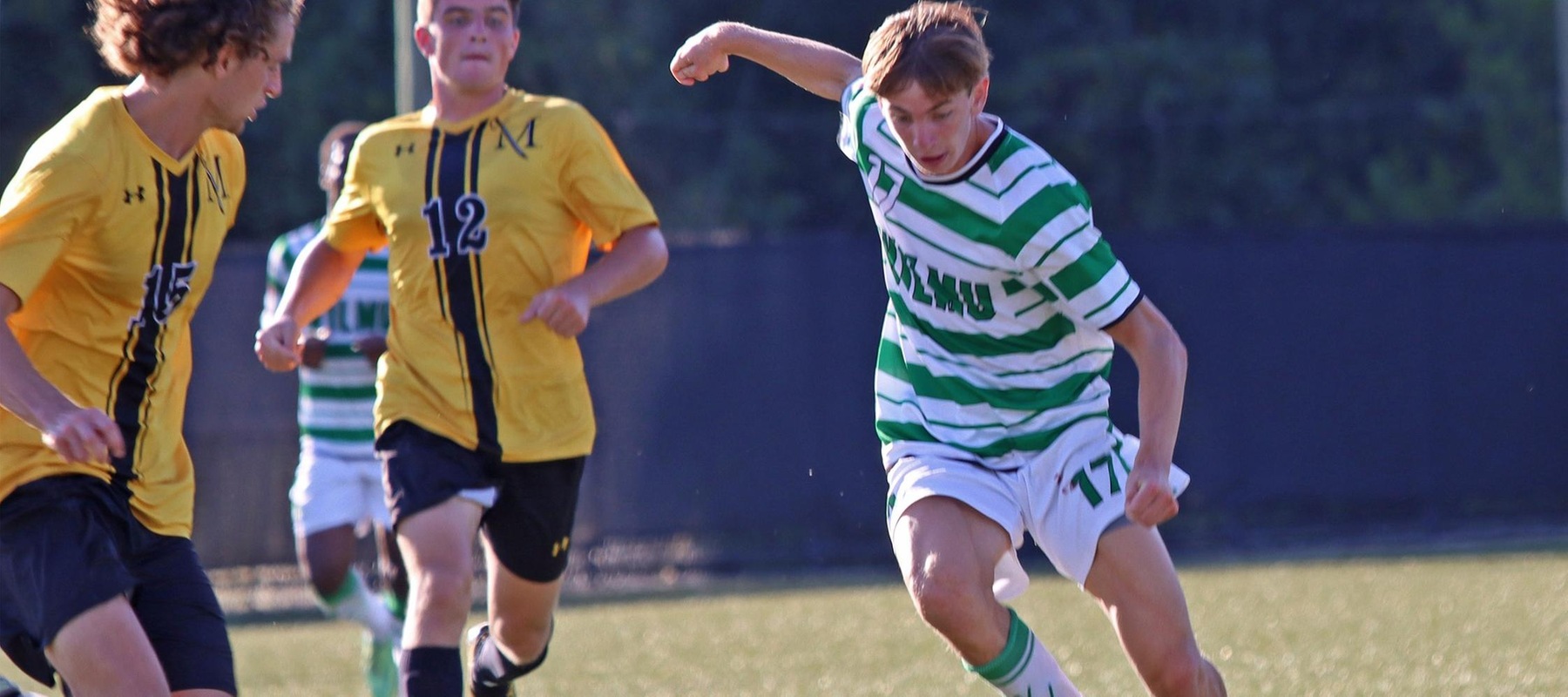 File photo of Marcus Hedemann. Copyright 2022; Wilmington University. All rights reserved. Photo by Trudy Spence. August 31, 2022 vs. Millersville.