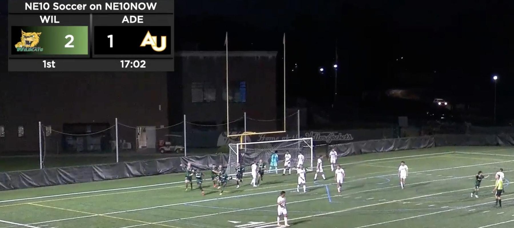 Tyrese Small gives the Wildcats the 2-1 lead in the 31st minute in the season opener.