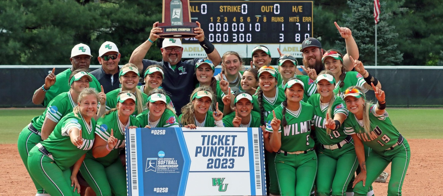 The Wildcats are East Regional Champions for the first time in program history,.
