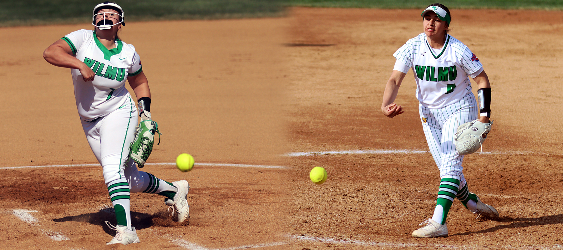 Brooke Koehler and Renamarie Rocha Throw Completes Games in CACC Sweep of Chestnut Hill