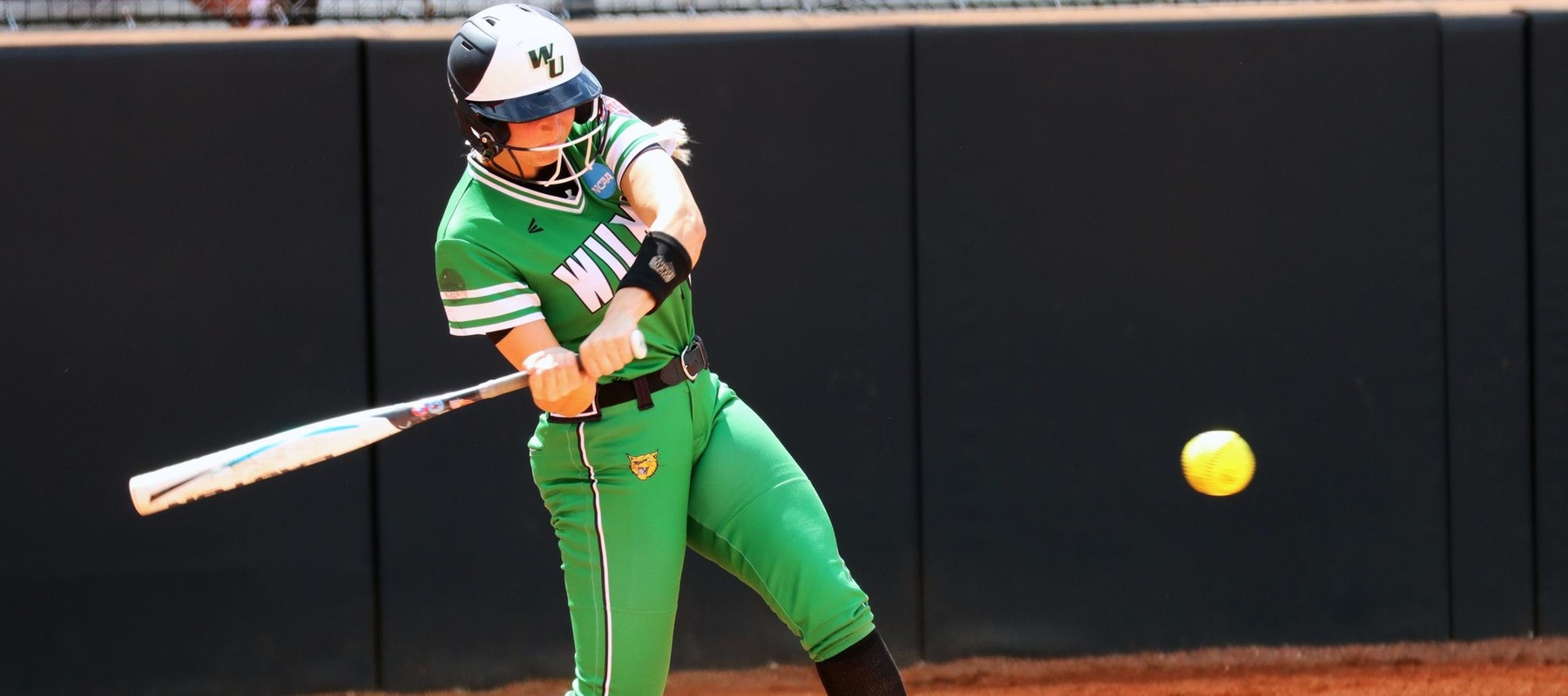 File photo of Sara Miller who batted 5-for-7 with three homers, a double, 11 RBI, and six runs scored at St. Thomas Aquinas. Copyright 2024; Wilmington University. All rights reserved. Photo by Erin Harvey.