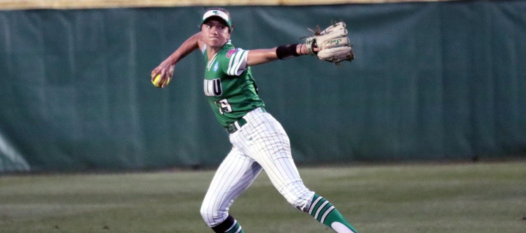 File photo of Taylor Gilils who had seven RBI in the doubleheader against Felician. Copyright 2024; Wilmington University. All rights reserved. Photo by Erin Harvey. March 8, 2024 at Saint Leo.