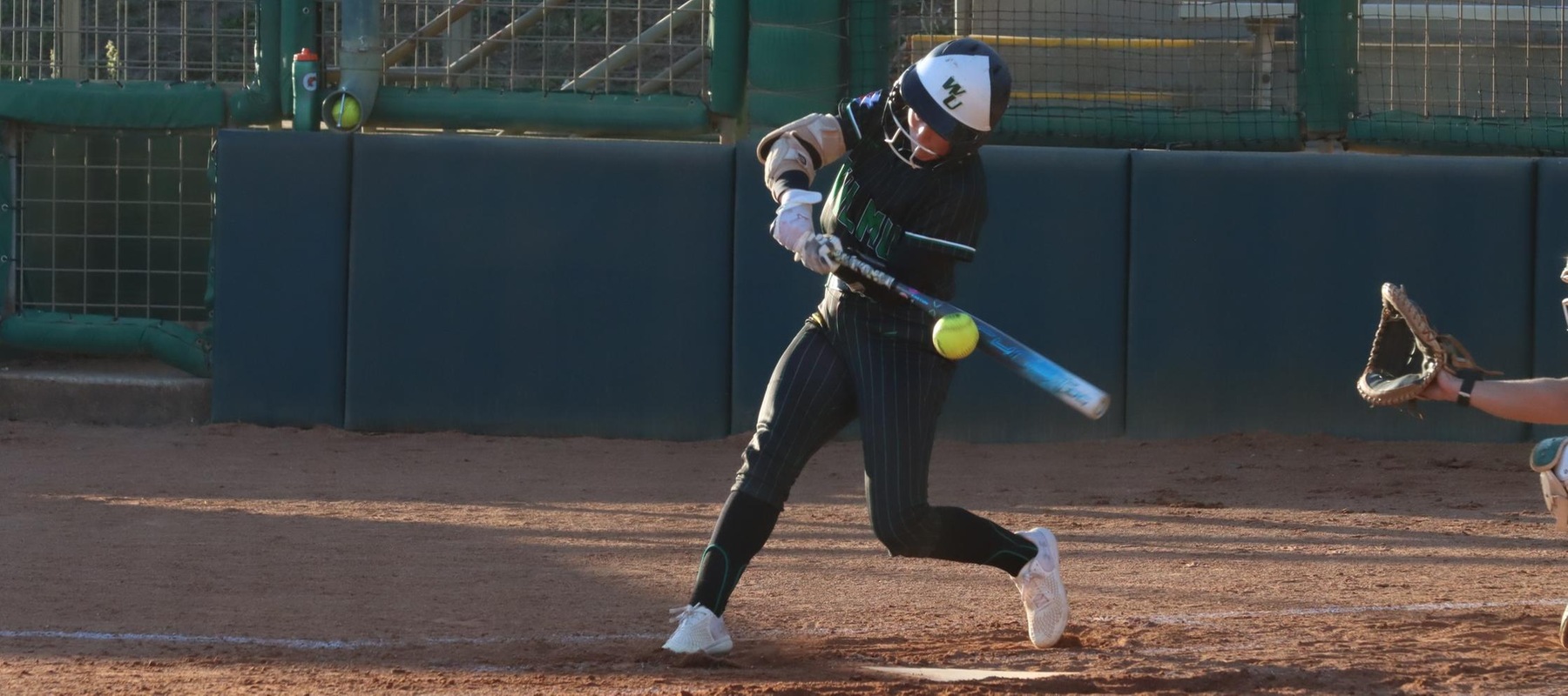 File photo of Gracie Mabry who hit the go-ahead two-run single against Southern New Hampshire. Copyright 2025; Wilmington University. All rights reserved. Photo by Erin Harvey. March 7, 2025 vs. Saint Leo.