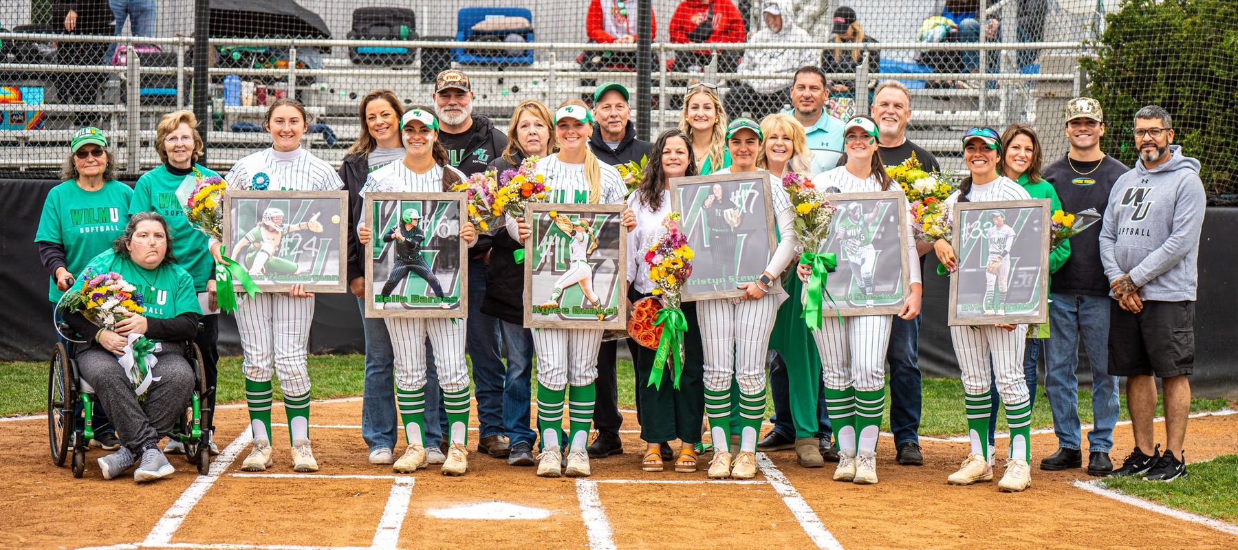 Copyright 2025; Wilmington University. All rights reserved. Photo by Giovanni Badalamenti. April 5, 2025 vs. Caldwell on Senior Day.
