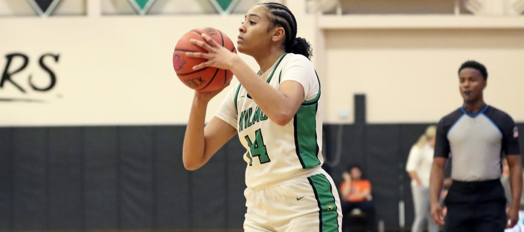 File photo of Jasmine McDuffie who led the Wildcats with 16 points at Holy Family. Copyright 2025; Wilmington University. All rights reserved. Photo by Dan Lauletta. WBB vs. Post.