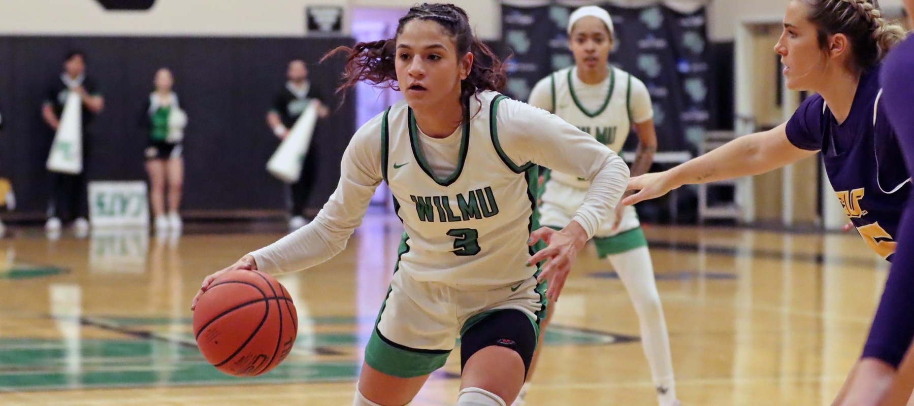 Emma Brown had 10 points and 9 rebounds at Caldwell. Copyright 2025; Wilmington University. All rights reserved. Photo by Dan Lauletta. December 16, 2025 vs. West Chester.