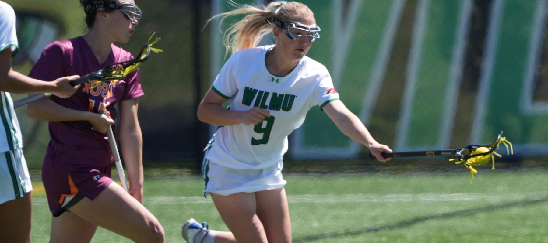 File photo of Leah Rycroft who collected 10 draws at Holy Family. Copyright 2026; Wilmington University. All rights reserved. Photo by Tim Shaffer. April 11, 2026 vs. Post.