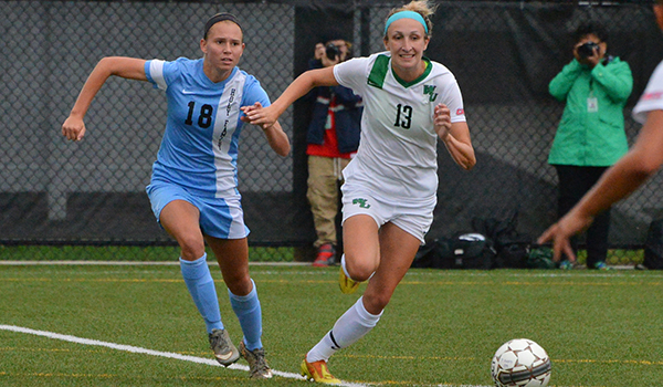 Late Flurry Not Enough as Women&rsquo;s Soccer&rsquo;s Comeback Falls Short, 2-1, to Holy Family