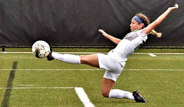 Copyright 2017; Wilmington University. All rights reserved. File photo of Loran Wyrough against Roberts Wesleyan, taken by James Jones.