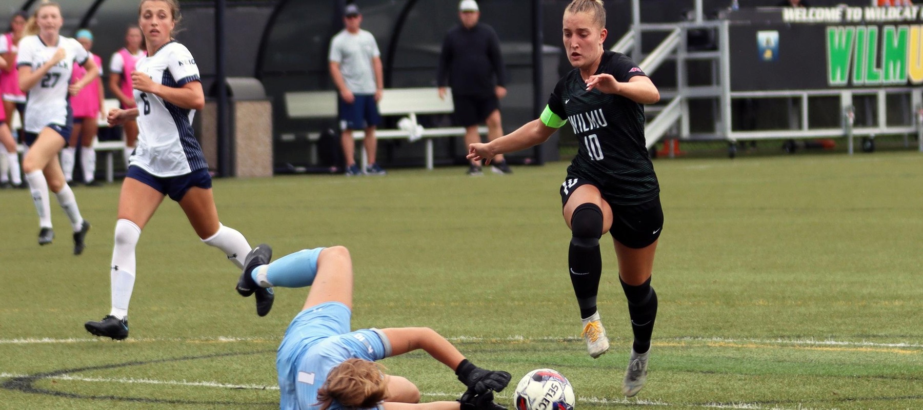 Copyright 2023; Wilmington University. All rights reserved. Photo by Dan Lauletta. September 10, 2023 vs. Saint Anselm.