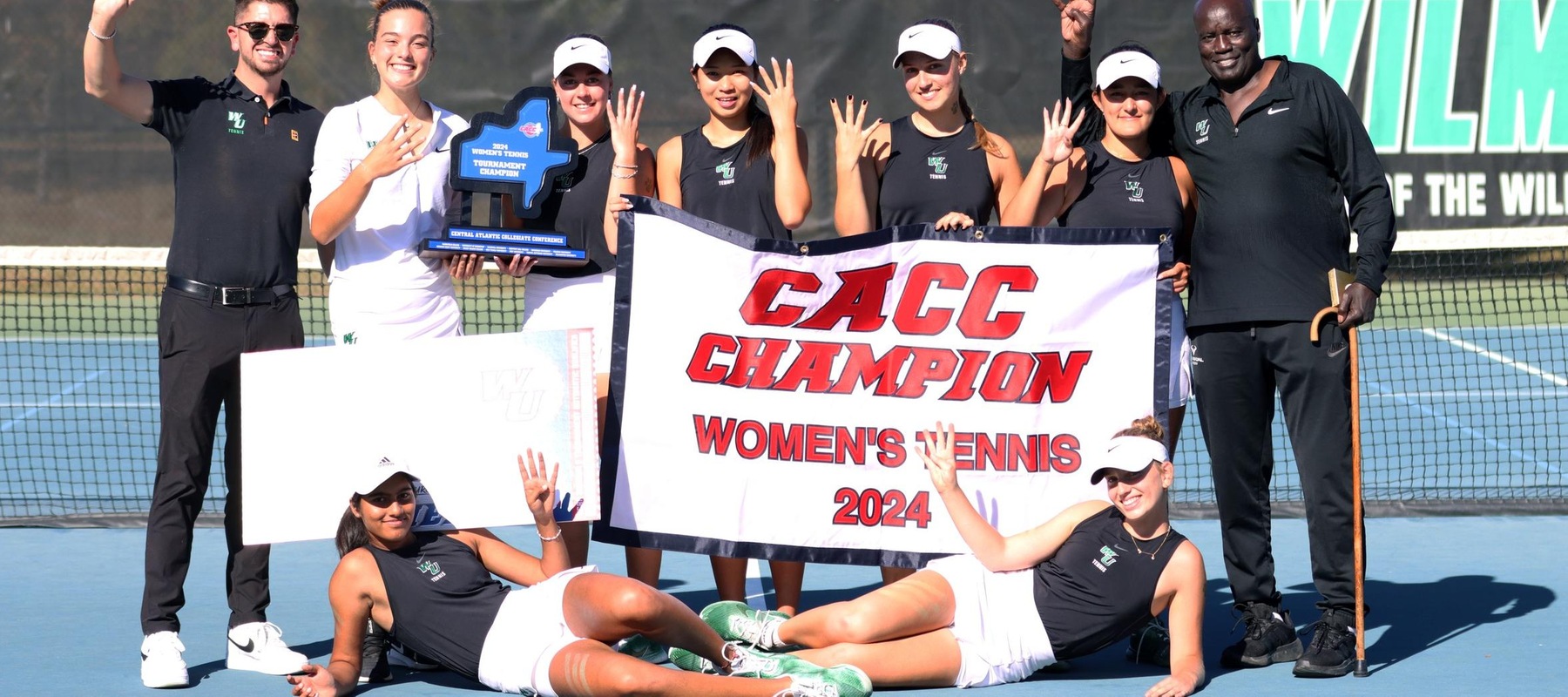 FOUR-PEAT: Women&rsquo;s Tennis Captures Fourth Straight CACC Tournament Championship