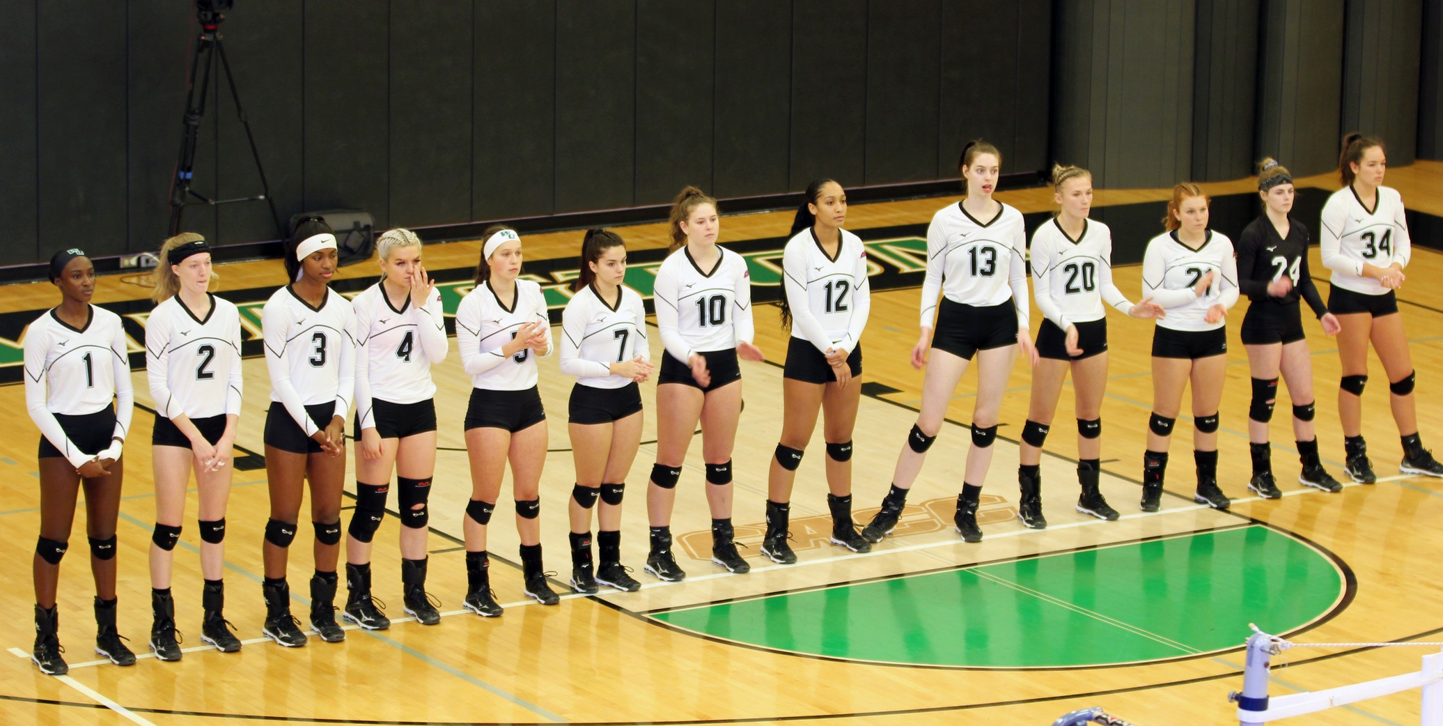 Copyright 2019; Wilmington University. All rights reserved. November 13, 2019 vs. Holy Family. Photo by Mary Kate Rumbaugh.