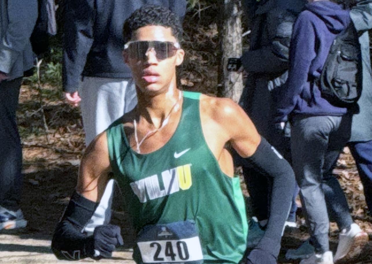 Photo of Julian Jones at the NCAA DII East Regional Championships.